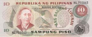 Philippinen 10 Piso 1978 p161a